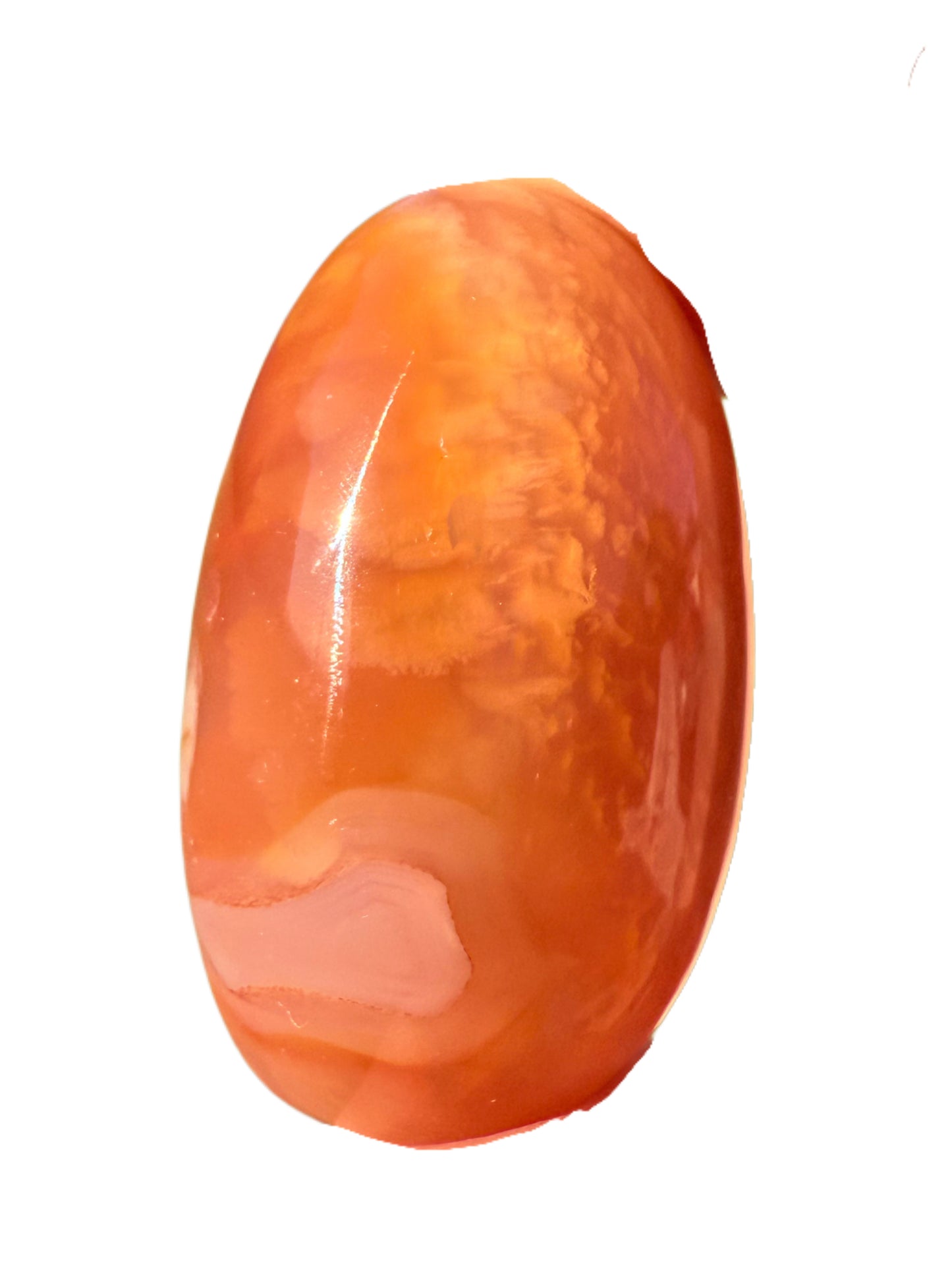 Egg Shaped Carnelian Stone