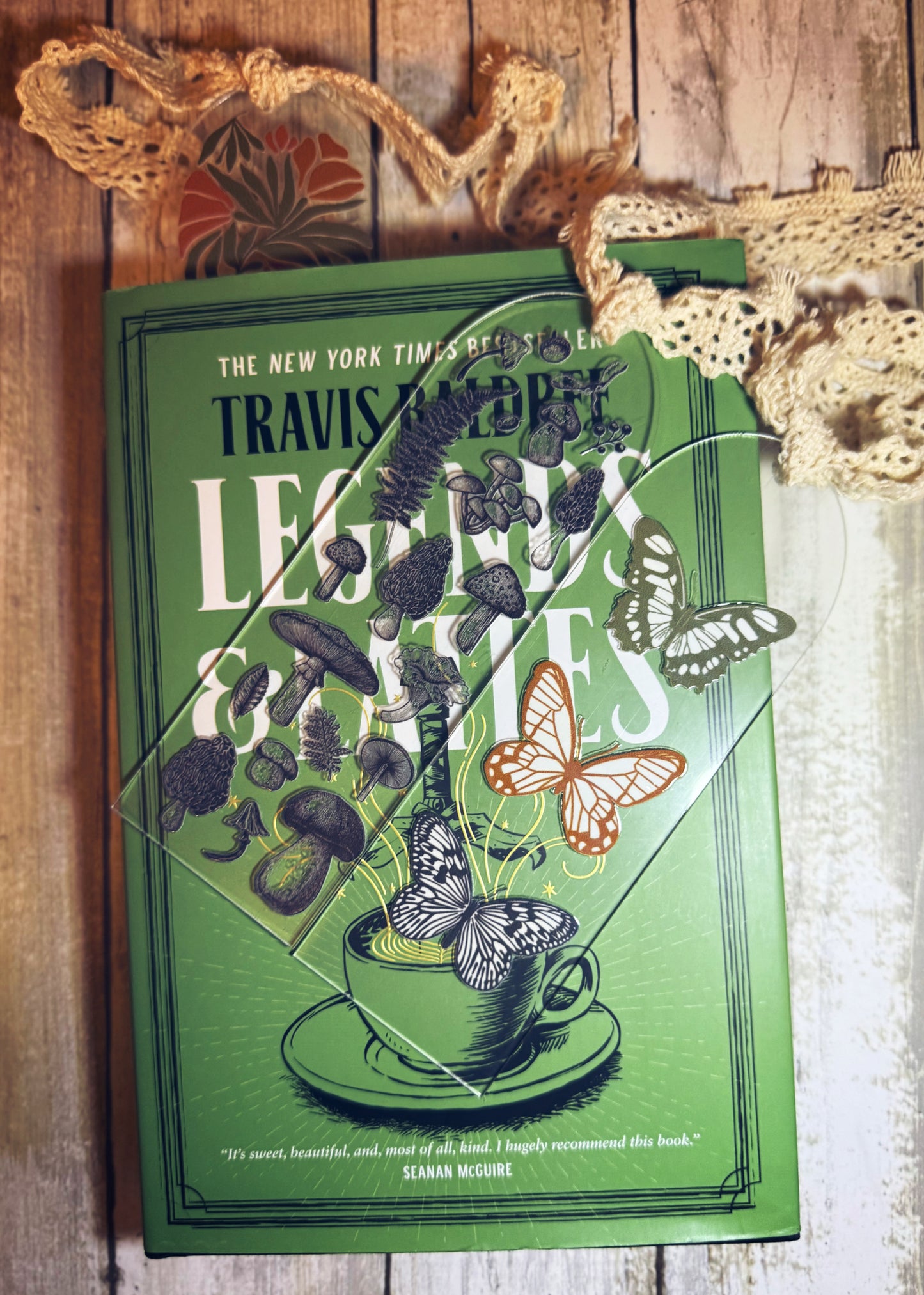 Cozy Acrylic Bookmark