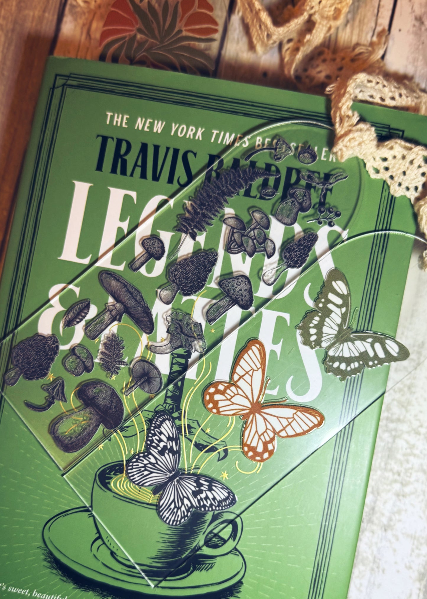 Cozy Acrylic Bookmark