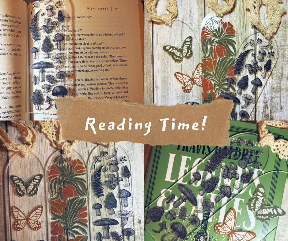 Cozy Acrylic Bookmark