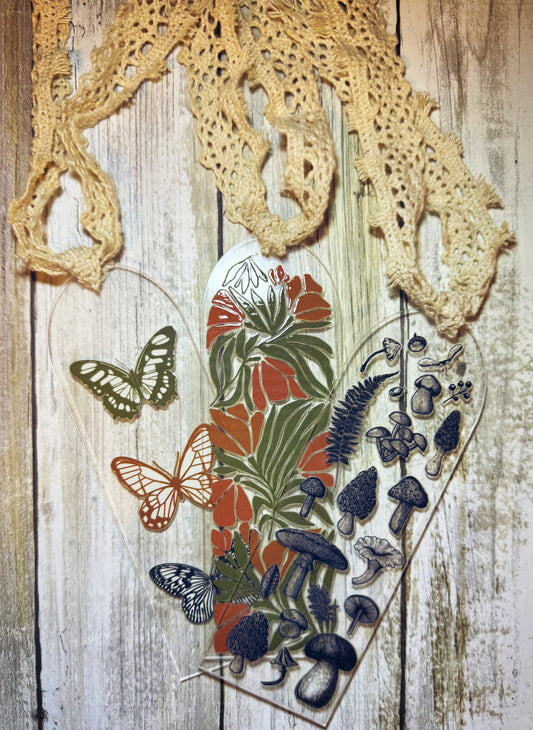 Cozy Acrylic Bookmark