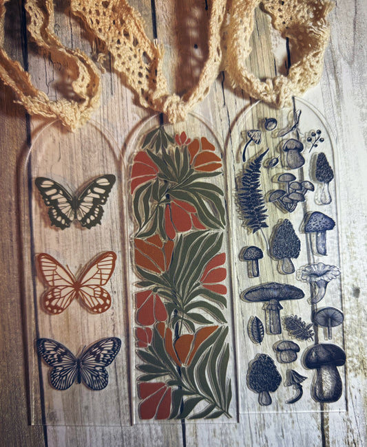 Cozy Acrylic Bookmark